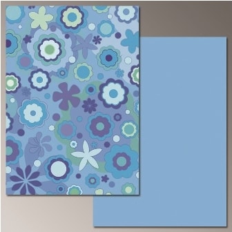 Cardboard Jansen Flowers 50X70 300Gsm 307430.30 Blue