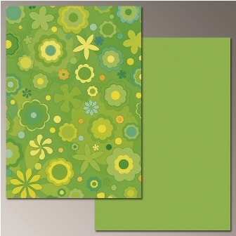Cardboard Jansen Flowers 50X70 300Gsm 307430.50 Green