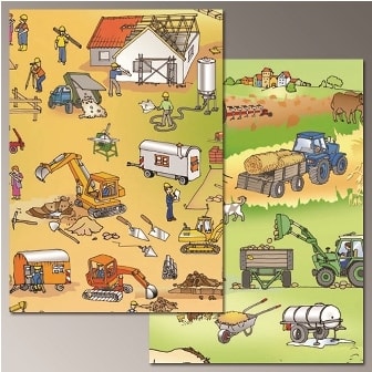 Cardboard Jansen 2 Design  50X70 300G Track 307470.00