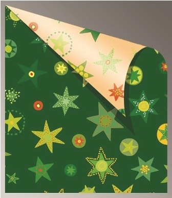 Cardboard Jansen Vario 50X70 300Gsm 307680.50 Stars&Circle  Green