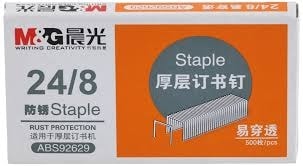 Staples M&G 24/08 1000/Pack Silver