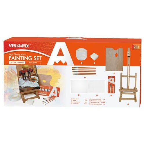 Painting Set Phoenix Acrylic Easel Case 23/Pack