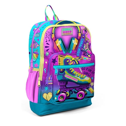Backpack Girl Skate Headset Coral High Large