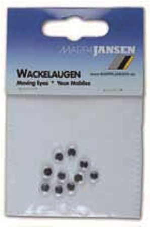 Moving Eyes Jansen Round  3Mm 100Pcs/Pack 636100