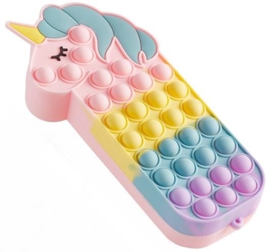 Pencil Case Mr Back 2 Fun Pop It Pink Unicorn 16496
