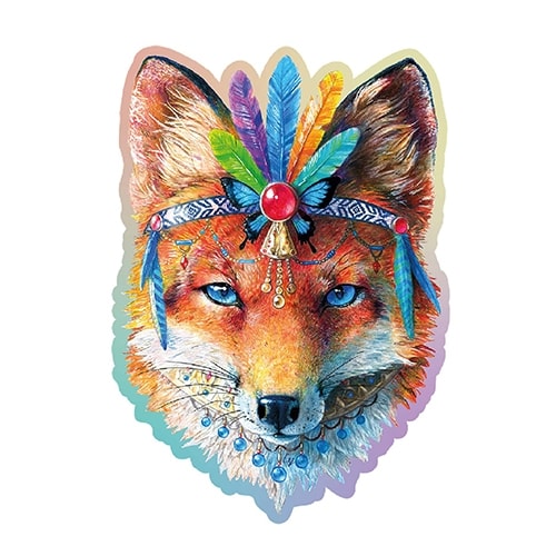 Wooden Puzzle: The Mystic Fox