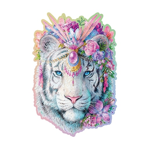 Wooden Puzzle: The Mystic Tiger