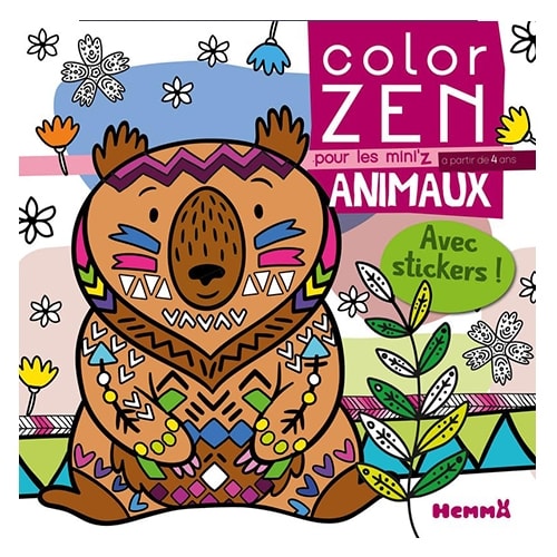 Color zen pour les mini'z - Animaux