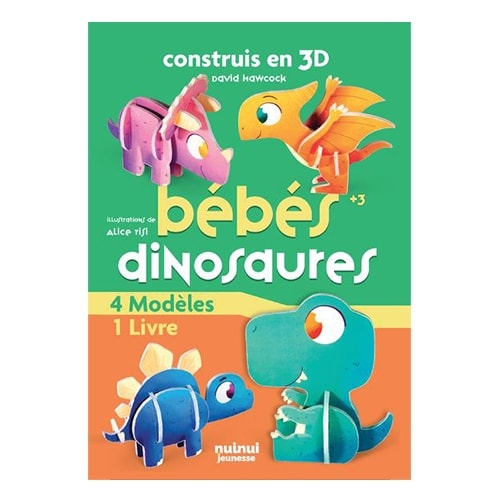 Construis En 3D Bebes Dinosaures