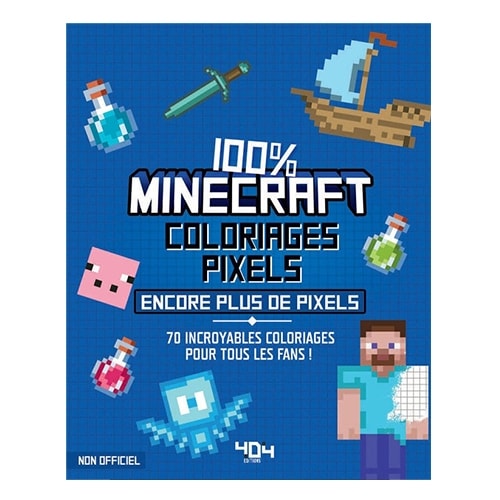 100% Minecraft - Coloriages Pixels