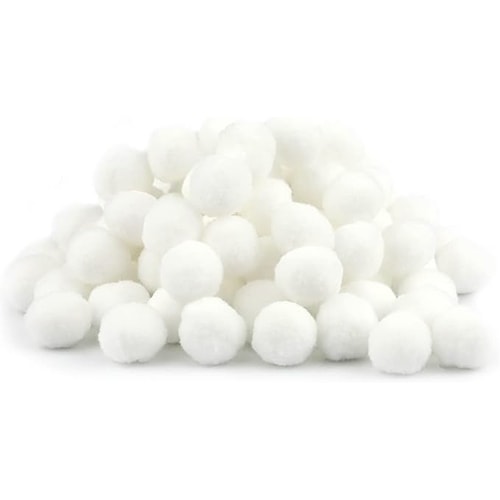 White Pompon 20Mm