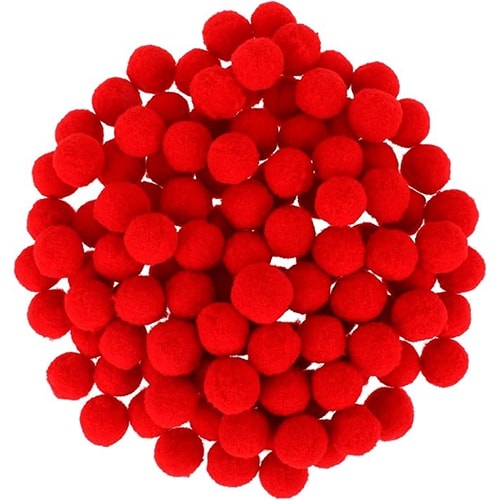 Red Pompon 20Mm