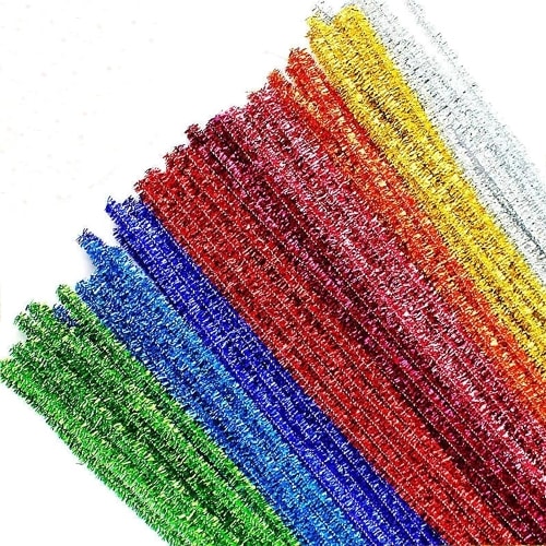 Chenille Stems Glitter