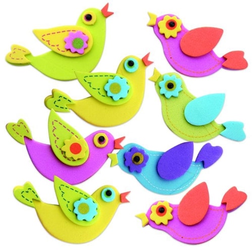 Bird Shapes Foam