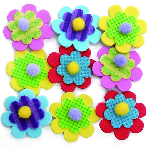 Felt Shapes Flowers