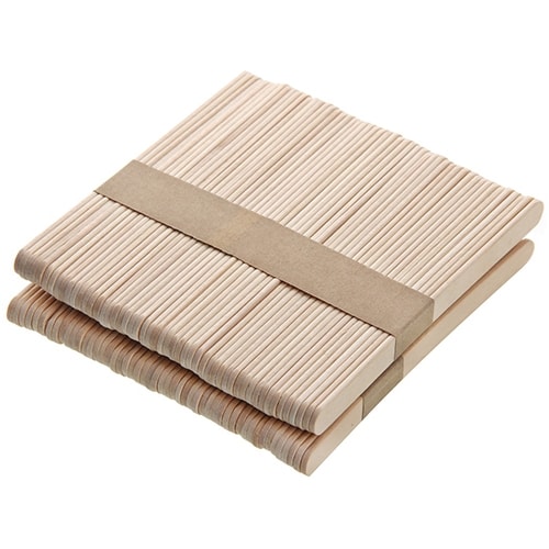 Natural Wooden Sticks 100Pcs