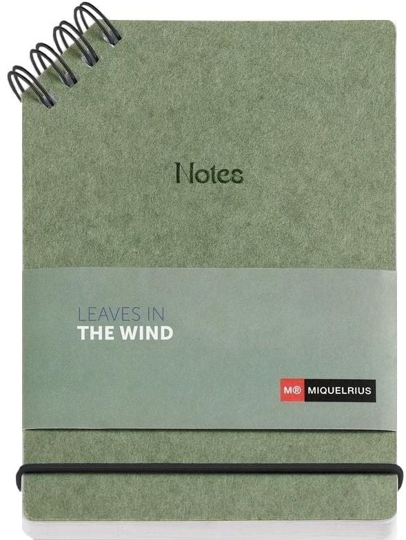 Notebook Mr Leaves In The Wind A6 Green