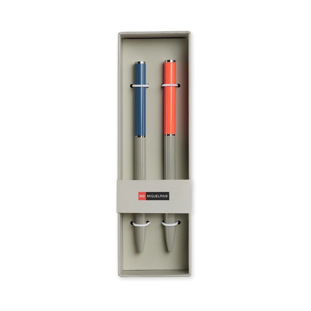 Pen Ballpoint Mr Thin Blue & Red
