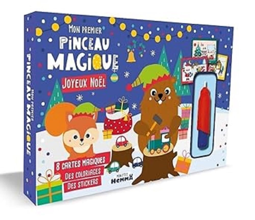 Mon P Tit Hemma Mon Premier Pinceau Magique Boite - Joyeux Noel
