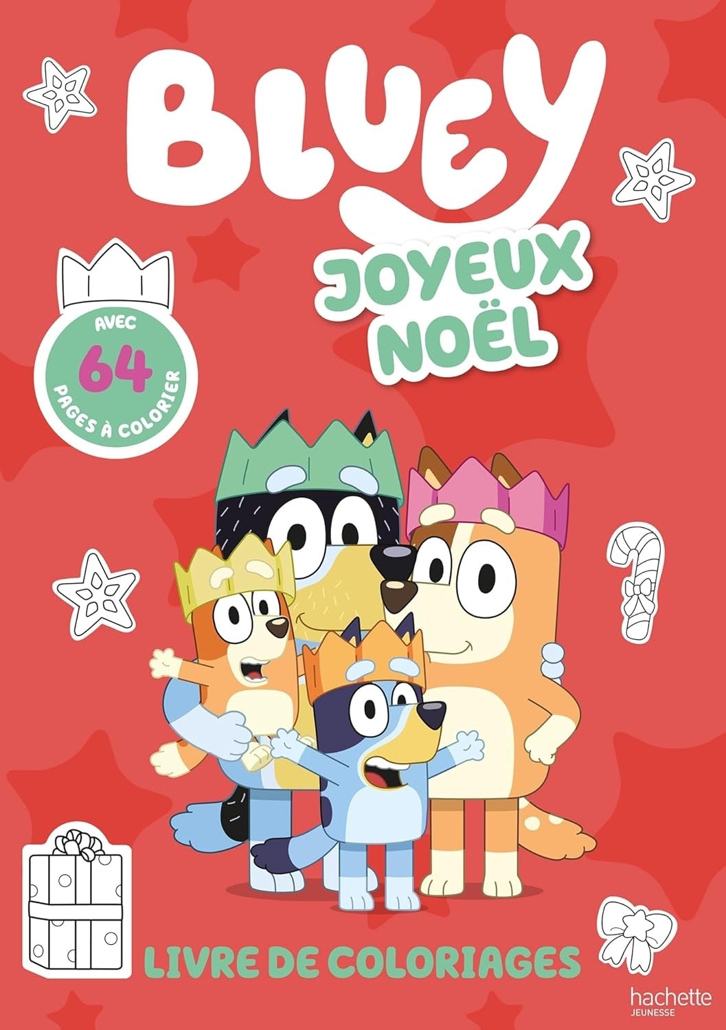 Bluey Livre De Coloriage Joyeux Noel