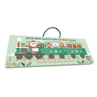 Mon Petit Train De Noel Puzzle A Lire