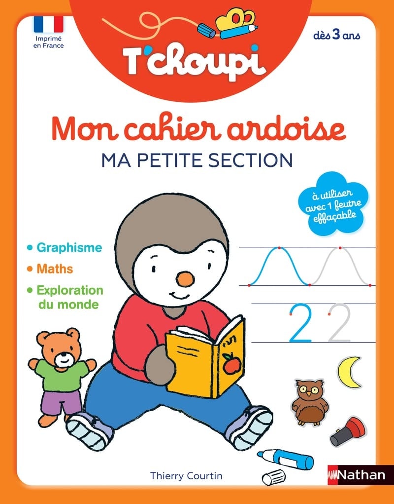 T Choupi Mon Cahier Ardoise Ma Petite Section