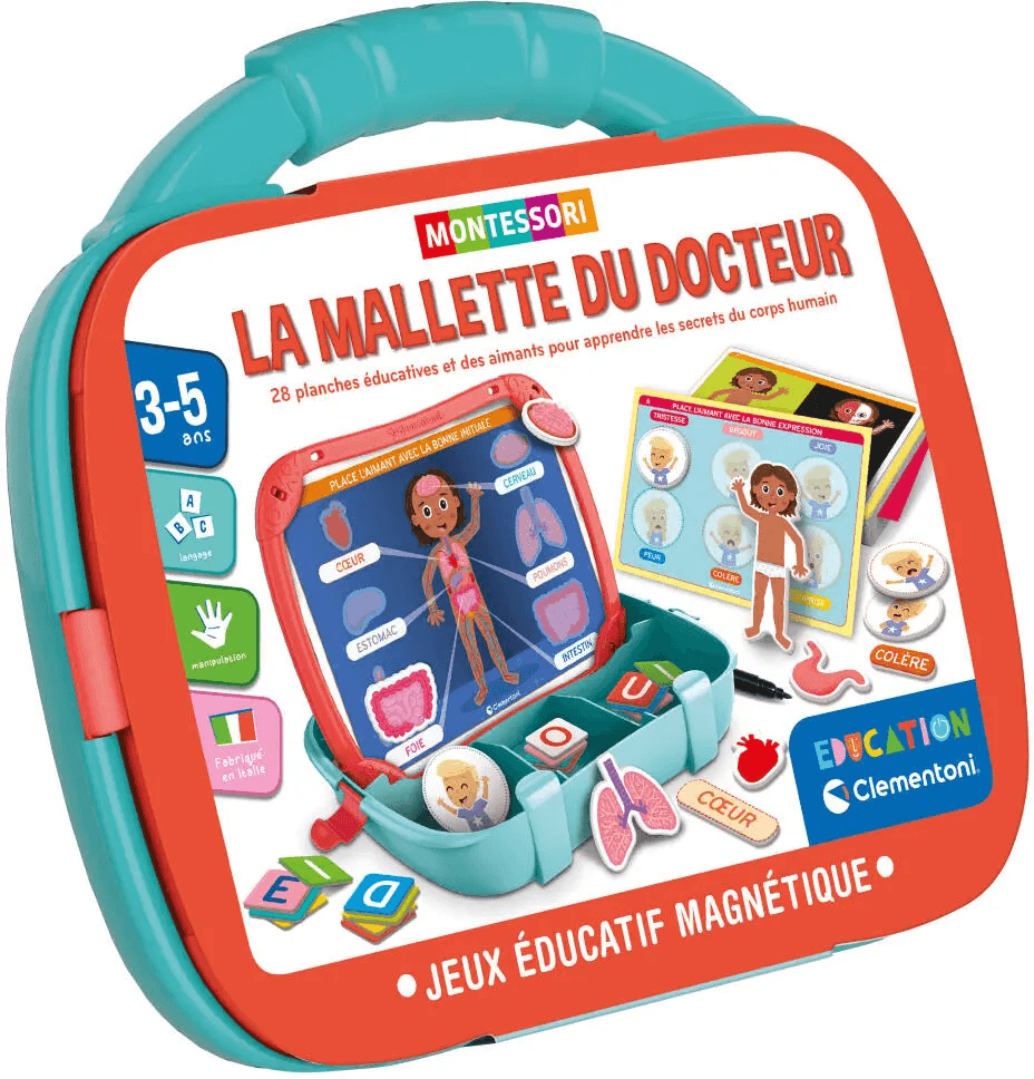 Education Clementoni Magnetic Case Corps Et Emotions Tc52851