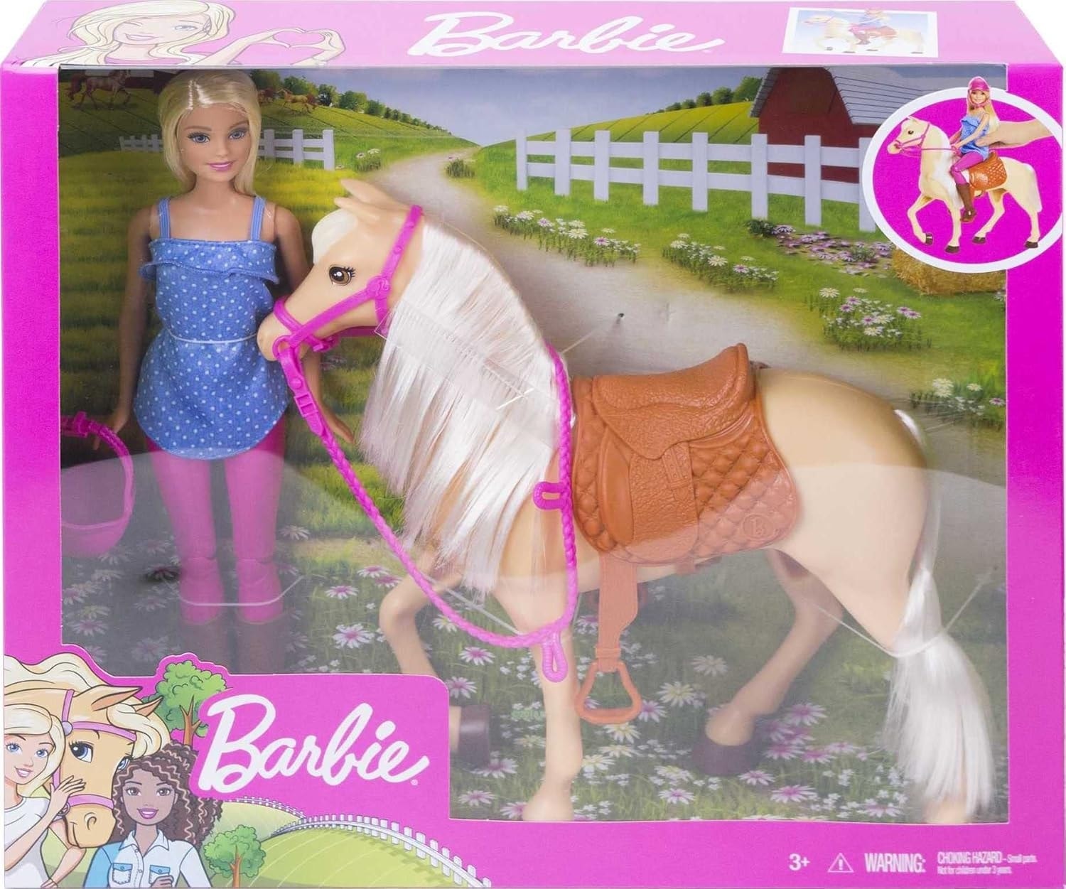 Doll & Horse-Mattel Barbie