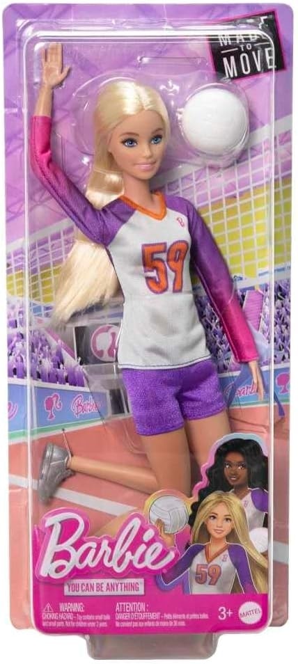 Made To Move Volleyball Doll-Mattel Barbie