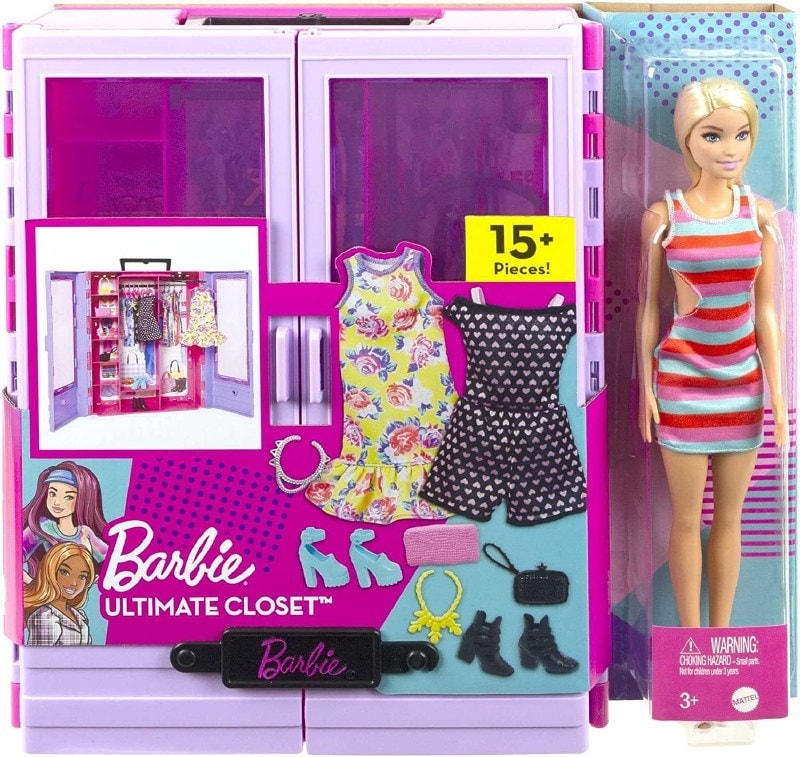 Ultimate Closet + Doll-Mattel Barbie