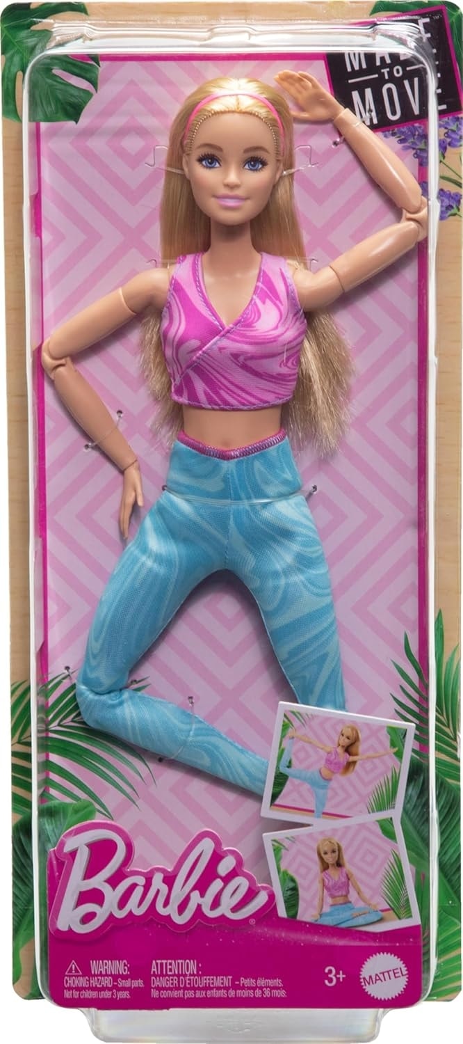 Made To Move Doll Blonde-Mattel Barbie