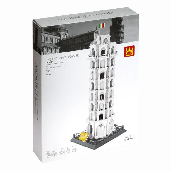 Wange Lego Leaning Tower Of Pisa 1390Pcs 5214