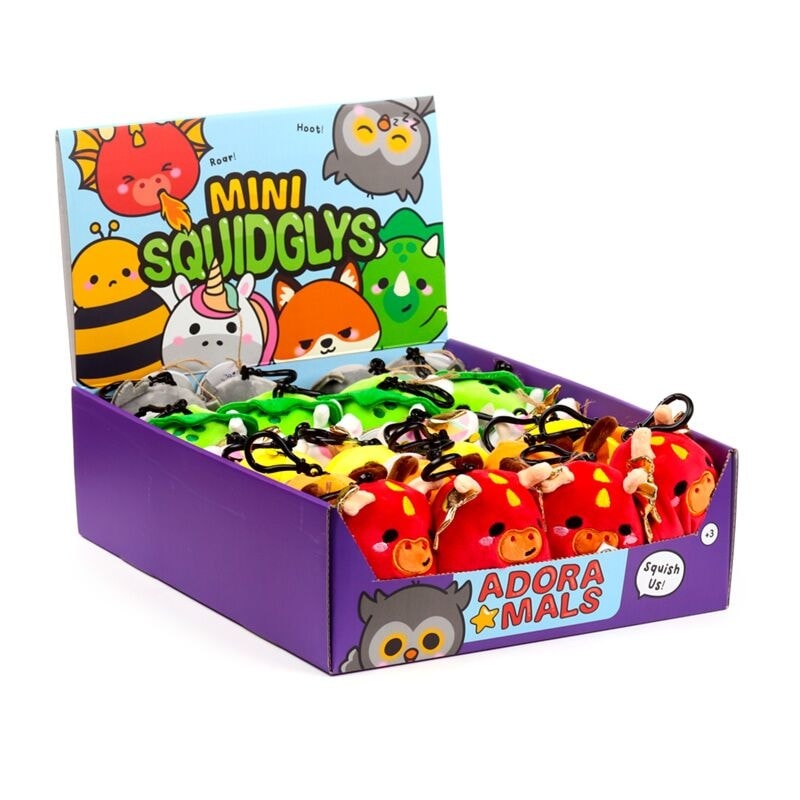 Keyring Squidglys Adoramals Plush Key288
