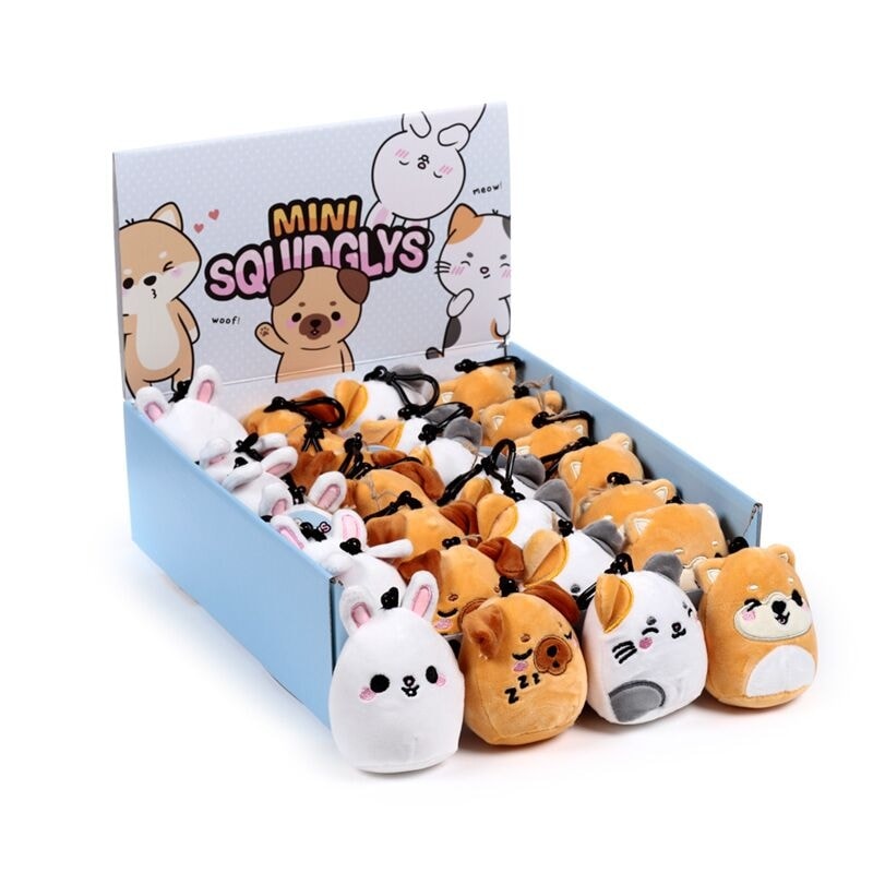 Keyring Squidglys Adoramals Pets Plush Mini Key303