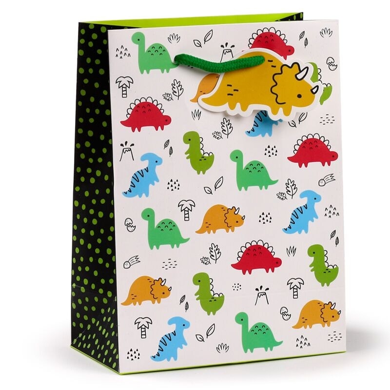 Gift Bag Medium Dinosauria Jr Gbag92B