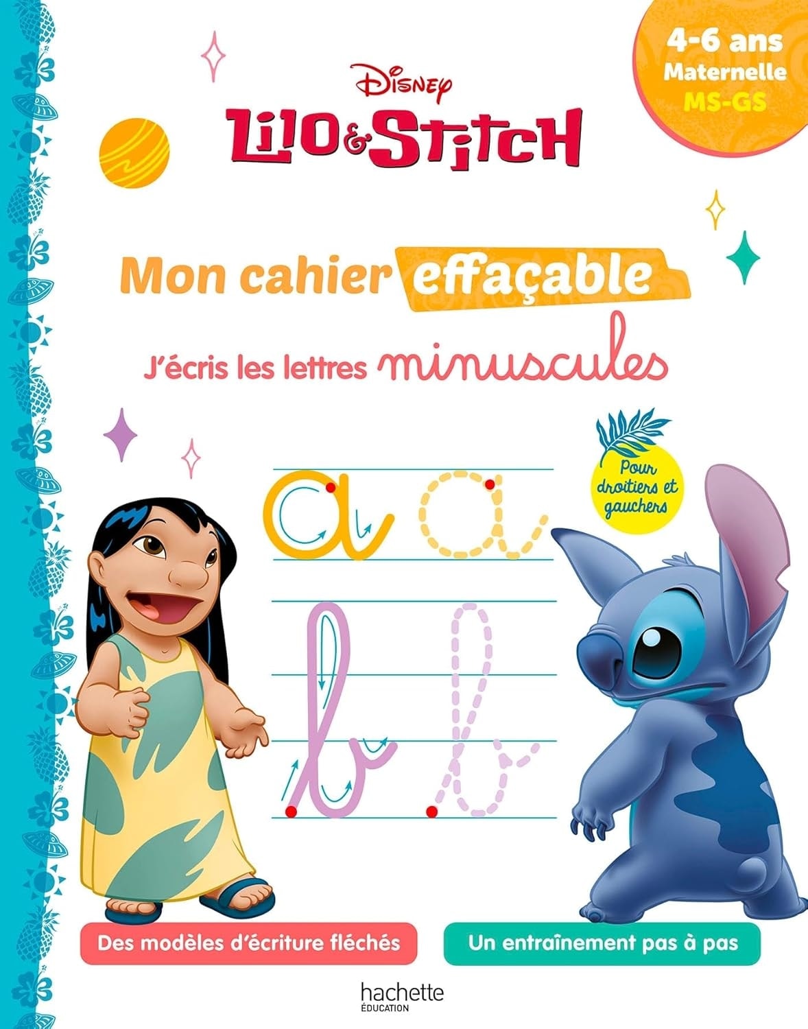 Lilo Stitch Mon Cahier Effacable - J Ecris Les Minuscules