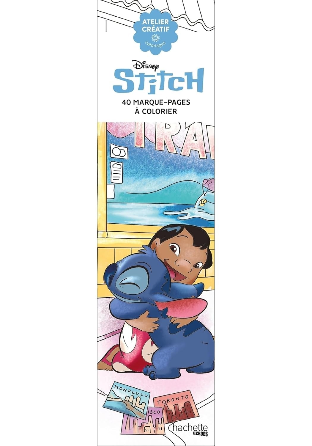 Stitch 40 Marque-Pages A Colorier