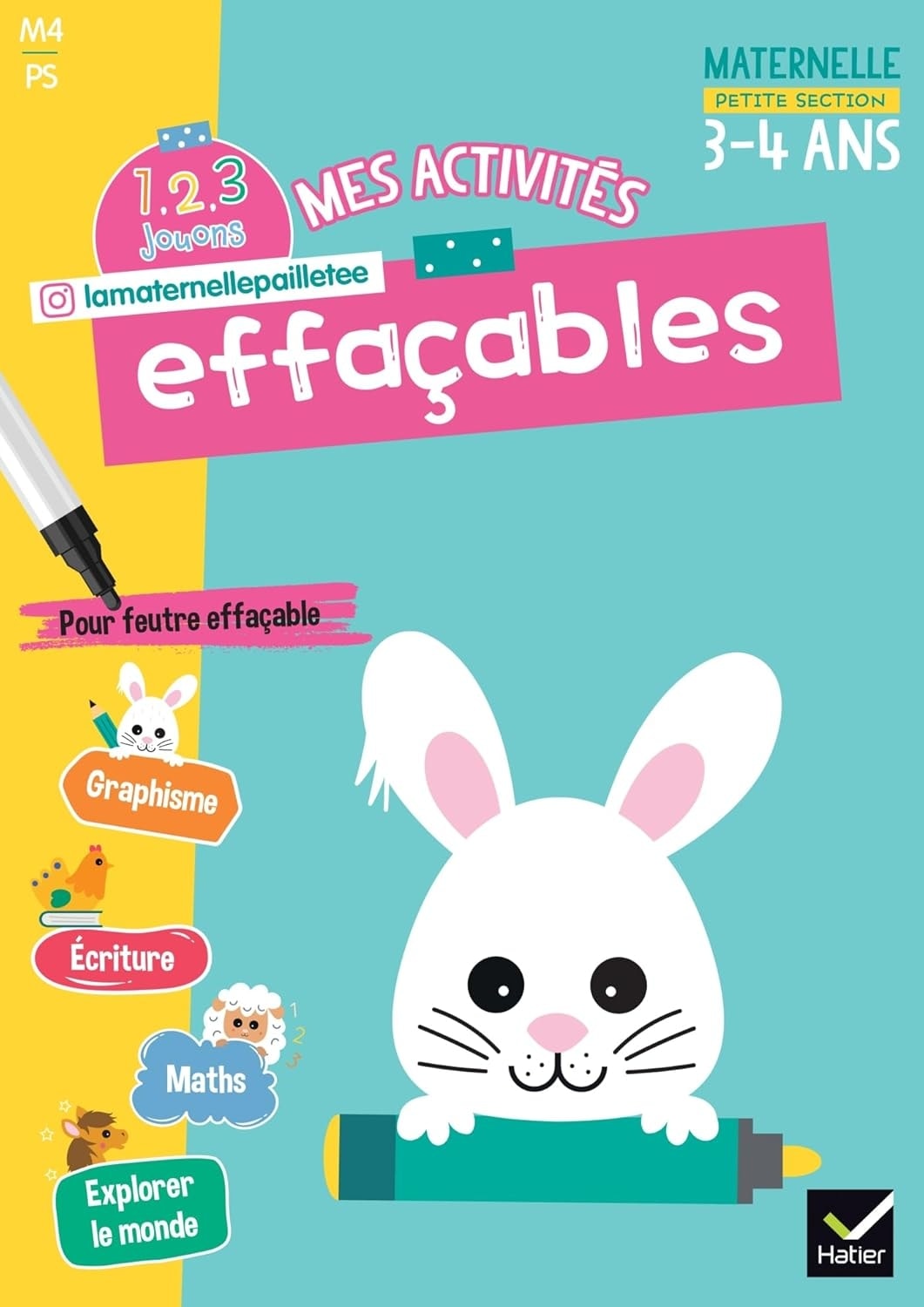 1, 2, 3 Jouons - Mes Activites Effacables Ps