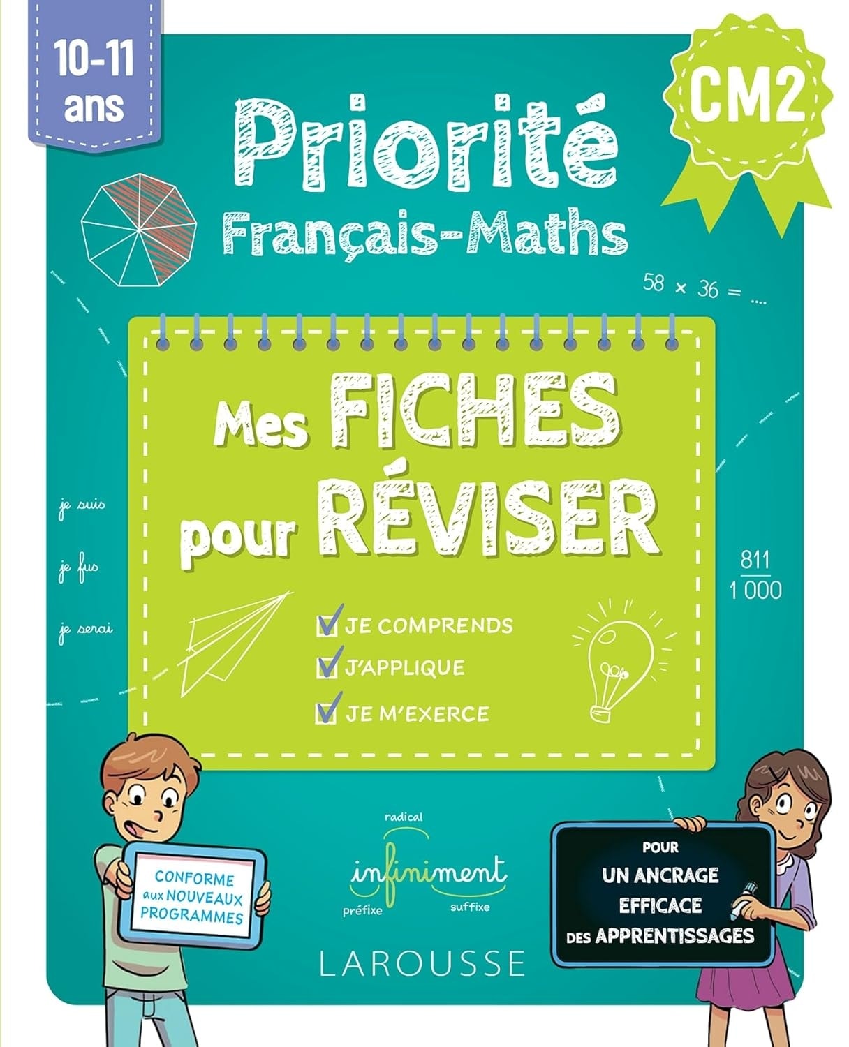 Priorite Francais Maths - Mes Fiches Pour Reviser - Cm2