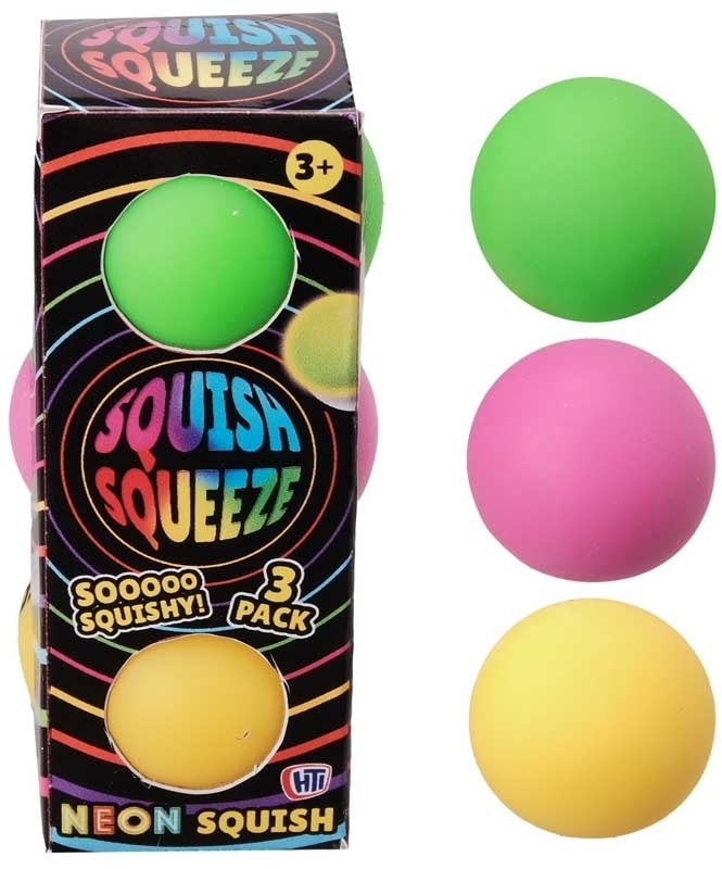 Neon Super Squish Balls