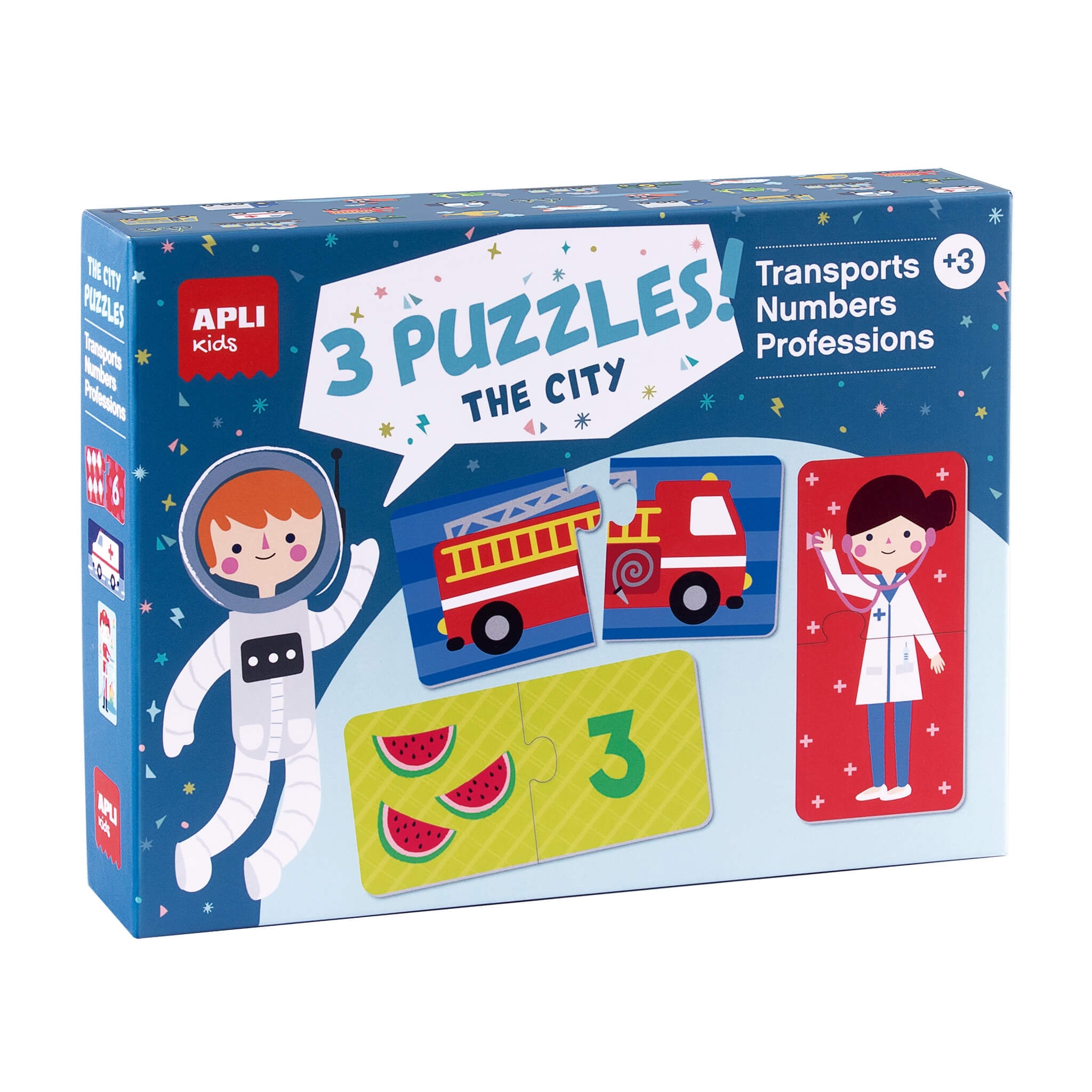 Puzzle 3 In 1 Games In The City - Apli