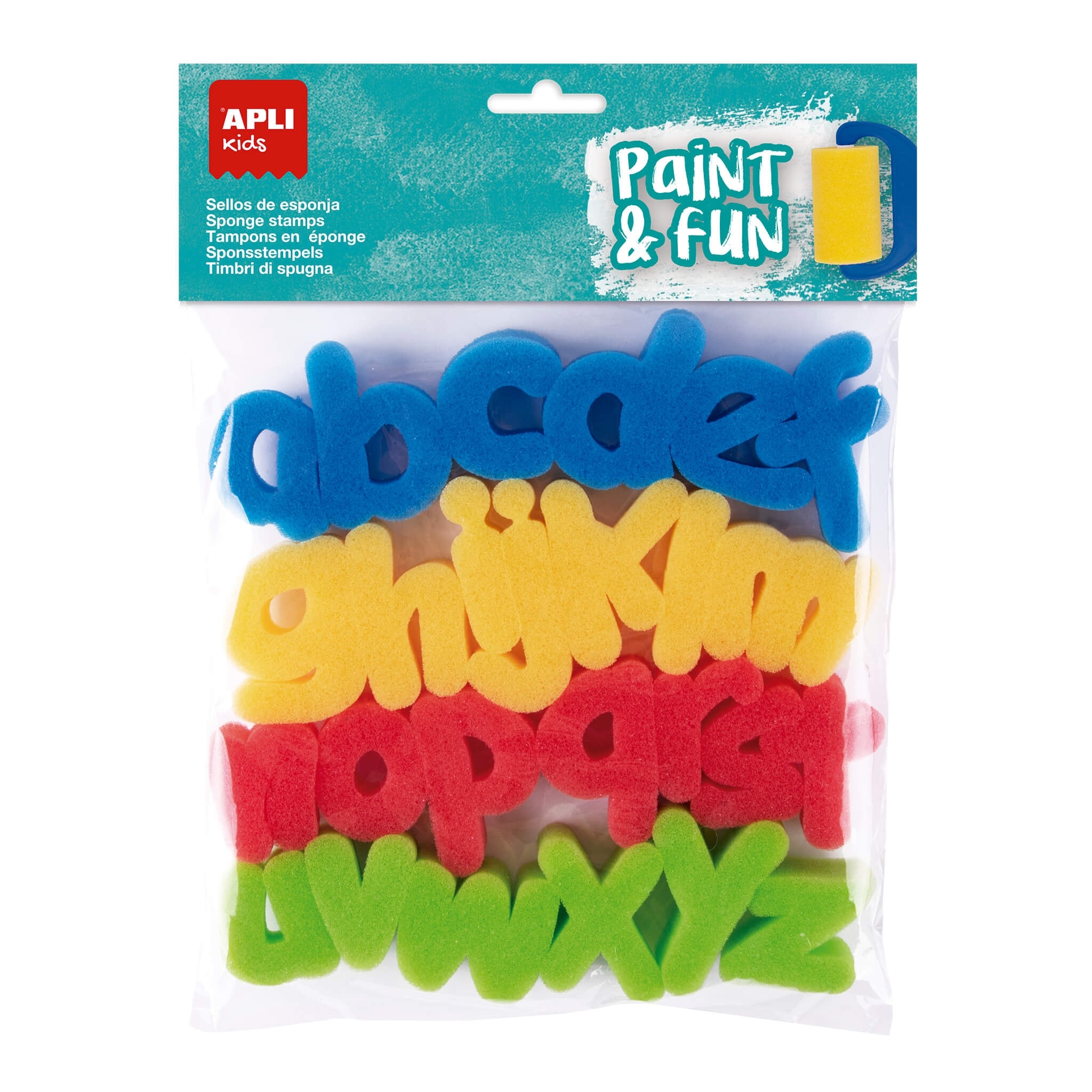 Abc Sponge Stamps - Apli