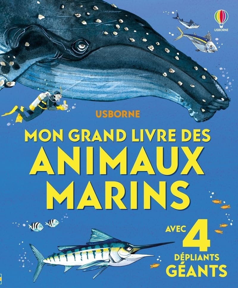 Mon Grand Livre Depliants Des Animaux Marins - Des 4 Ans