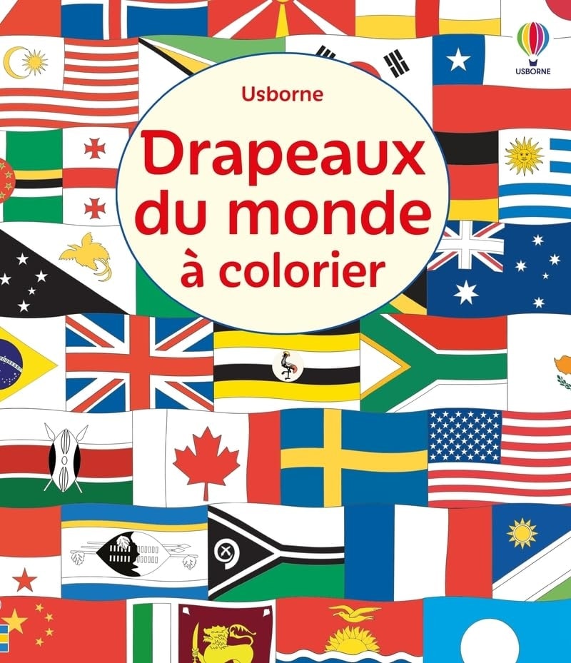 Drapeaux Du Monde A Colorier - Des 6 Ans