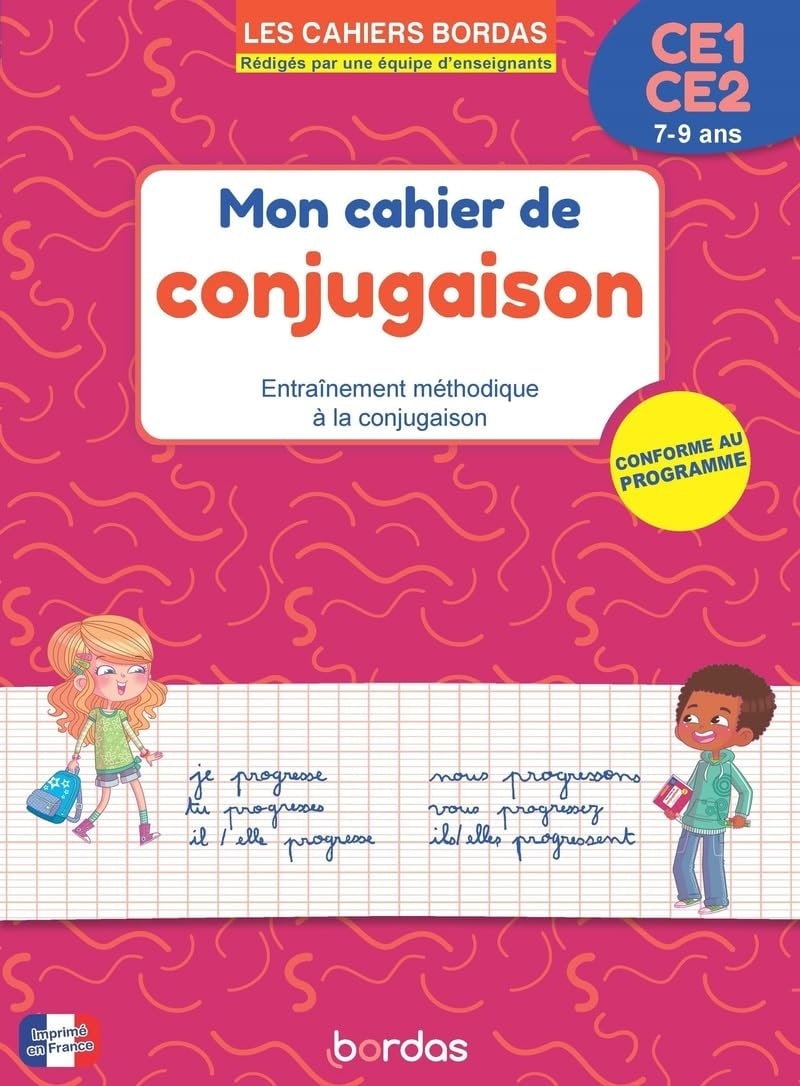 Les Cahiers Bordas - Mon Cahier De Conjugaison Ce1 Ce2