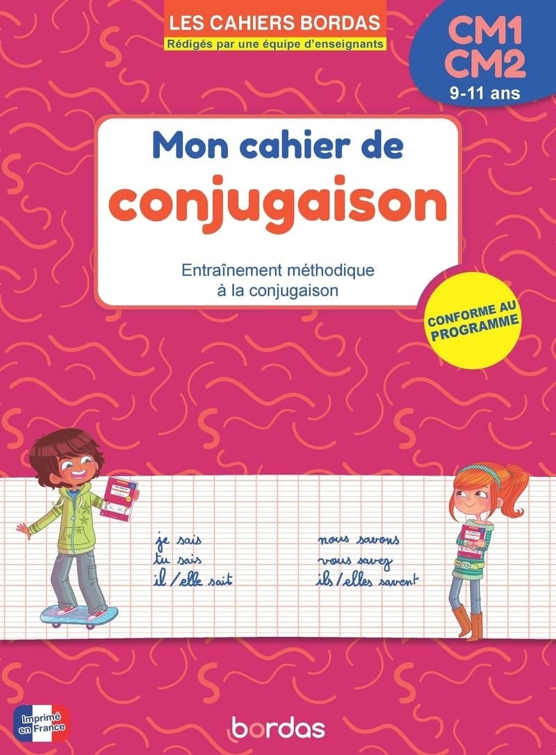 Les Cahiers Bordas - Mon Cahier De Conjugaison Cm1 Cm2