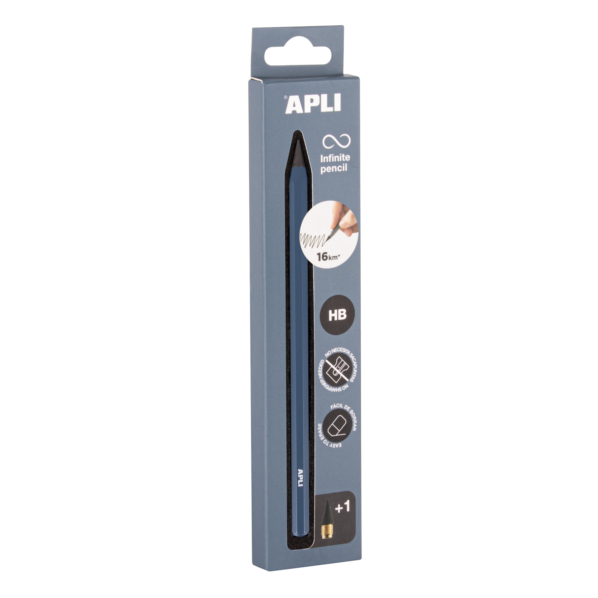 Pencil Hb Infinite Up North Blue - Apli