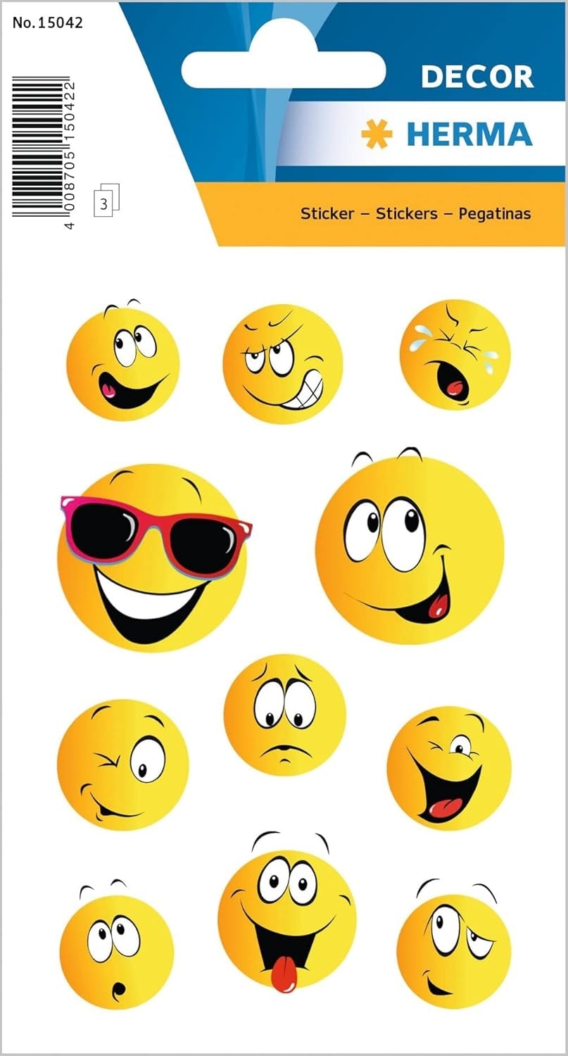 Happy Face - Sticker Herma