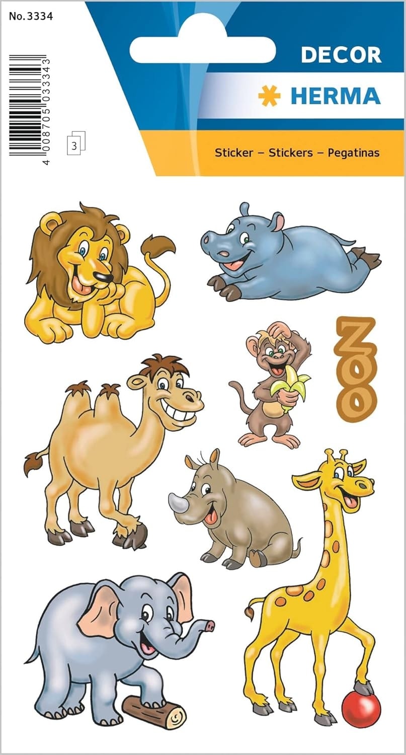 Zoo Animals - Sticker Herma