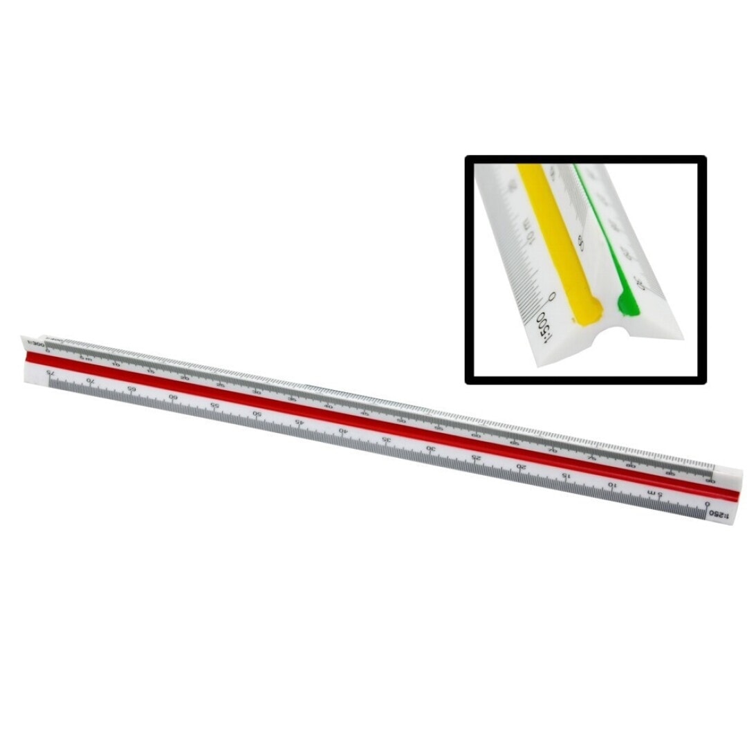 Ruler Triangular Scale - Bismark